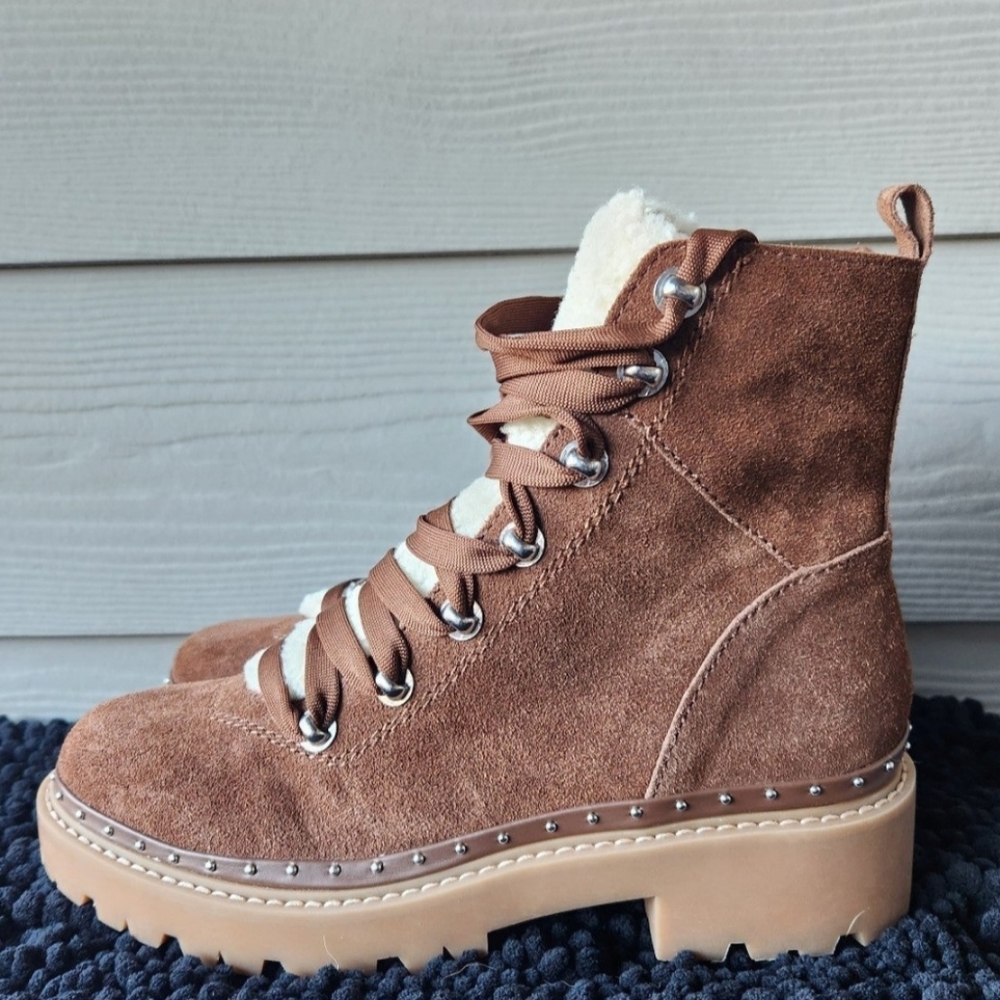 Steve Madden Rainier Boot In Chestnut Women Size 10